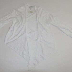 Ann Taylor Loft Women's Open Front Shrug Cardigan Sweater Medium NWT 3/4 Sleeves